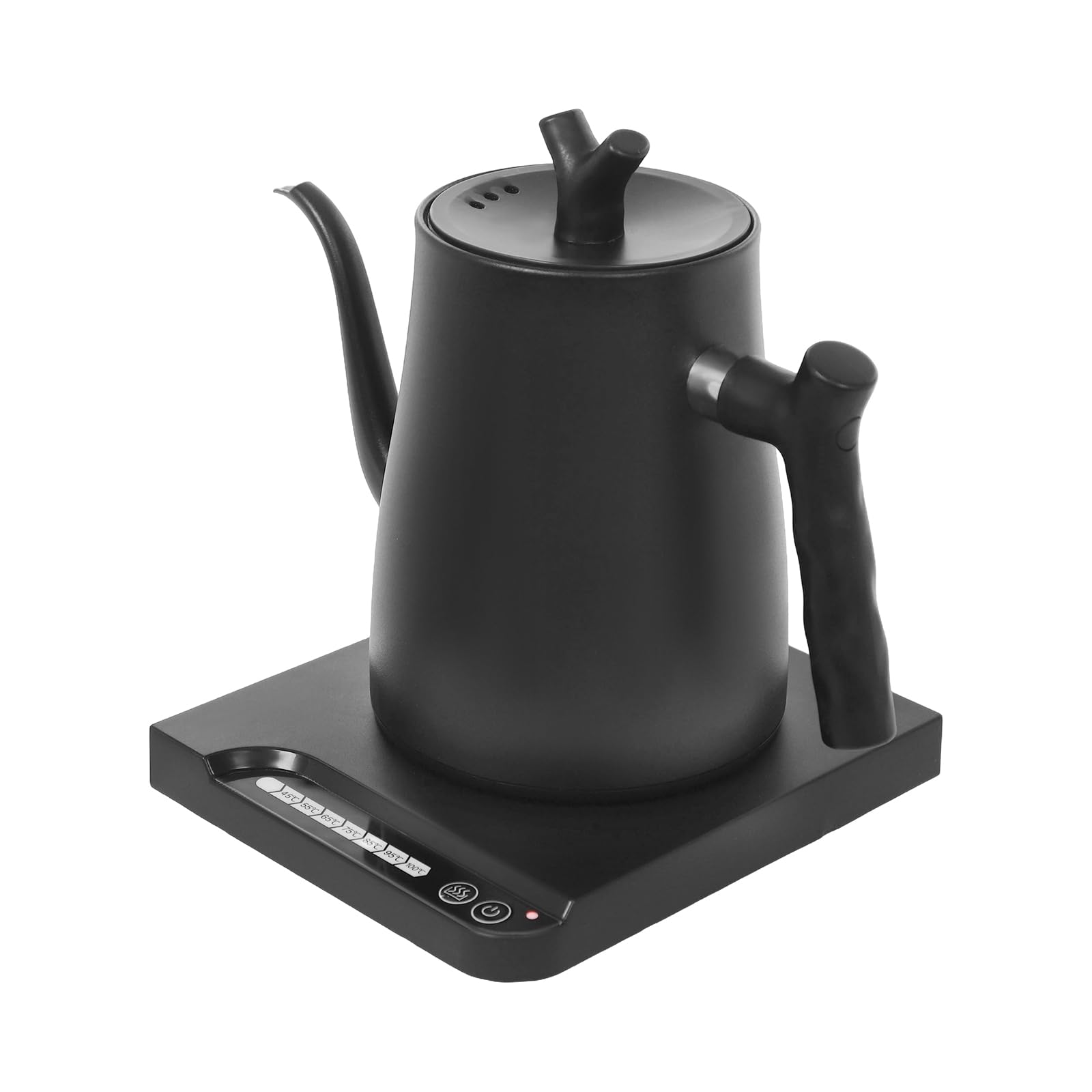 Bollitore elettrico in acciaio inox, 1000 W, 1 l, riscaldamento rapido, protezione contro il surriscaldamento, funzione di archiviazione di 3 minuti, progettato per tè, caffè, alimenti per bambini
