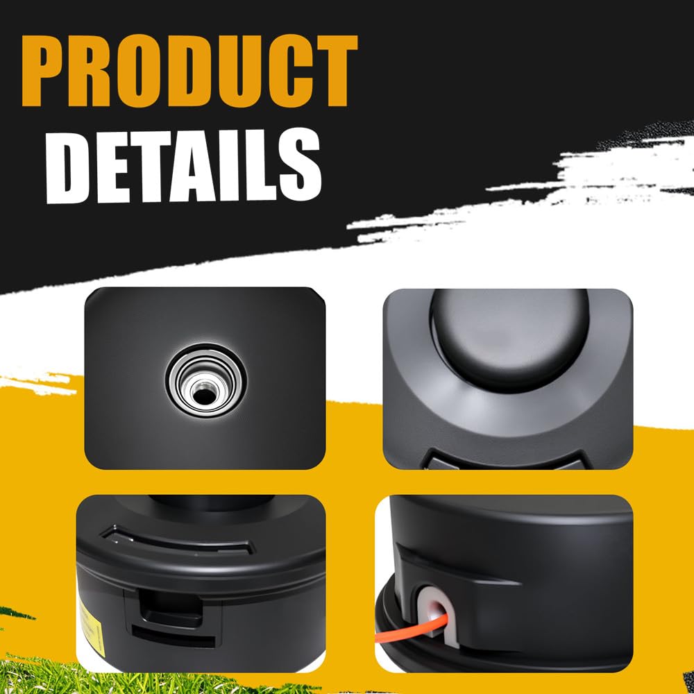 Cabezal de recortadora 25-2 para desbrozadoras Sthil FS55 FS56RC FS70R FS90 FS100RX FS110 FS130 FS240 Rep 4002 710 2108 4002 710 2191 (paquete de 2)