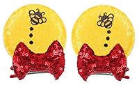 Vista 31 de CLGIFT Minnie Ears - Diadema para bebé, diadema para niños pequeños (Buzz)