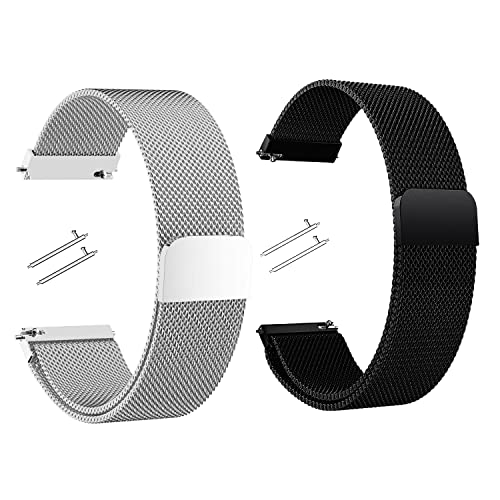 【Design con Chiusura Magnetica】Design unico con chiusura magnetica, diverso dal tradizionale cinturino con fibbia, è incorporato un magnete unico e potente che rende la fibbia dotata di una forte forza adesiva. Non c'è bisogno di allacciarsi, basta collegare il cinturino da polso, è possibile regolare facilmente la lunghezza