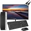 HP ProDesk 600 G3 SFF – Computadora de escritorio con monitor FHD de 21.5 pulgadas, Intel Quad Core i5-6500, 16 GB DDR4 RAM, 256 GB SSD, Type-C, DisplayPort, teclado y mouse, WiFi, BT, Windows 10 Pro