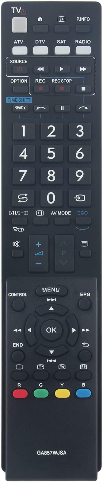 New GA857WJSA Replacement Remote Control Compatible with Sharp LCD TV AQUOS GA857WJSA RRMCGA857WJSA Remote Control