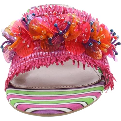 Betsey Johnson Womens Peyten Embellished Slip On Slide Sandals2