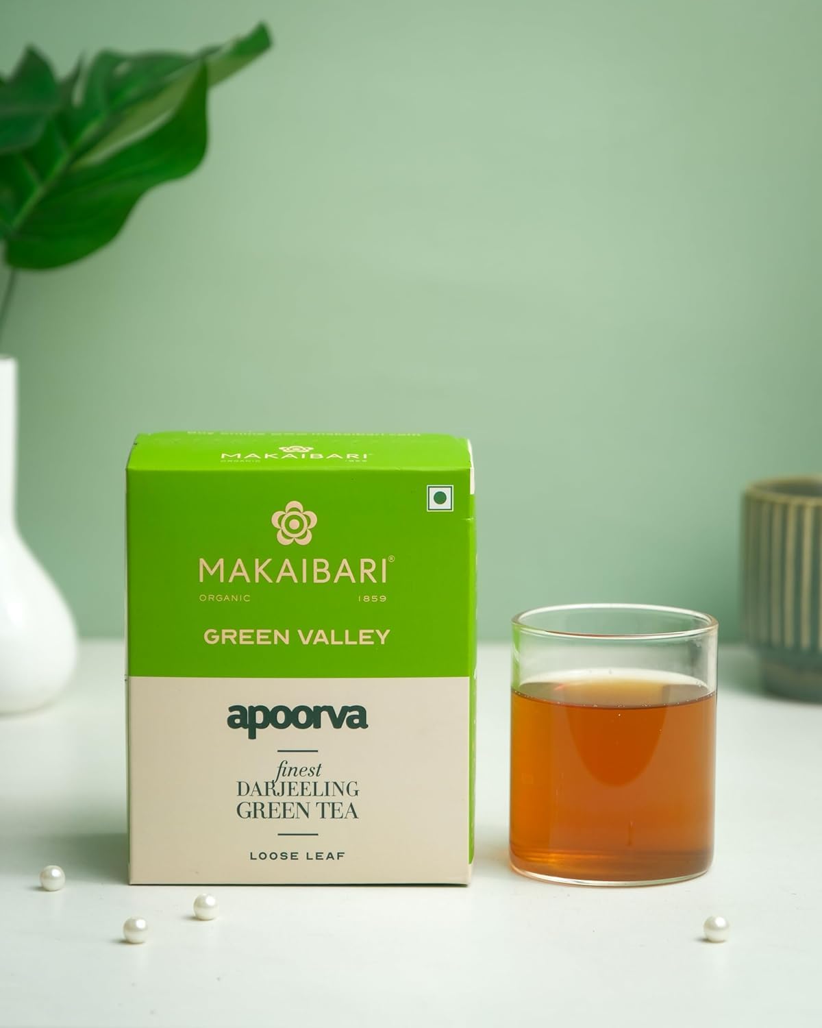 Makaibari Green Valley Apoorva Finest Darjeeling 250 Gm Loose Green Tea | Refreshing and Energizing | Rich in Antioxidants 3