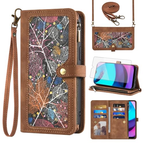 Coque Moto E20 Asuwish protection silicone marron housse telephone portable