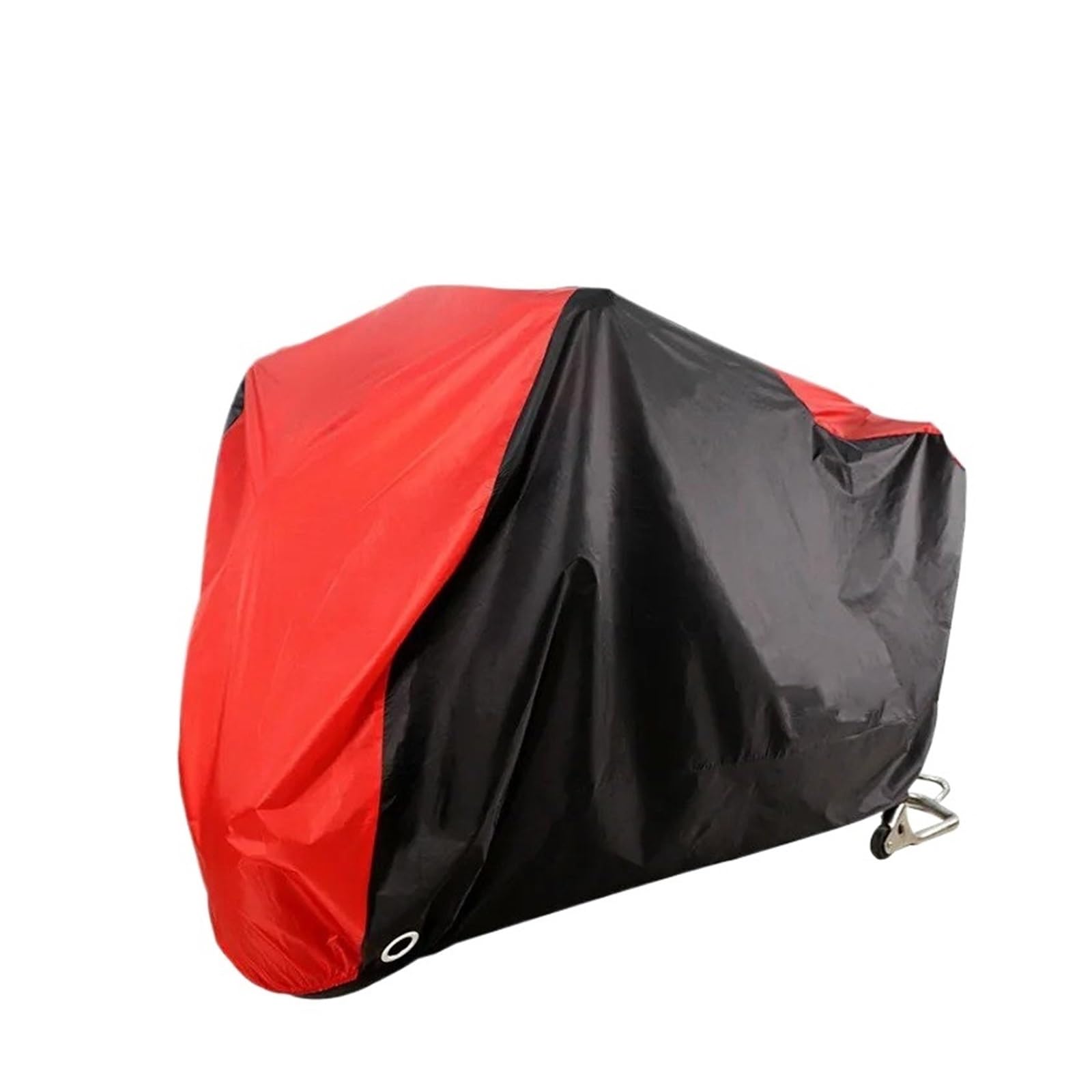 Motorradplane mit Schlossloch Für Außenbereich L XL XXL XXXL Kapuze wasserdichte Schwarz Rot Motoren Roller Staub Regen Schnee UV-Schutzabdeckung Innenbereich(200x90x100cm)