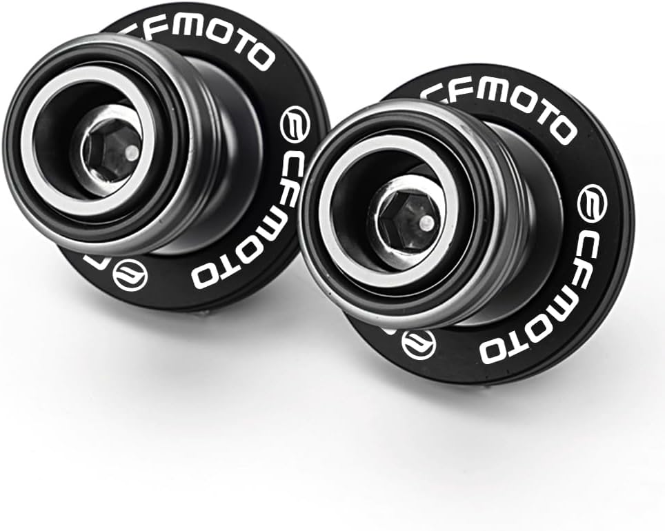 Compatible with CFMOTO Ibex450 Ibex800 300SS 450SS 450NK 450CLC 675SS 675NK 750SS 800NK Motorcycle CNC Swingarm Spools Sliders Stand Screw Paddock Bobbins (Black)
