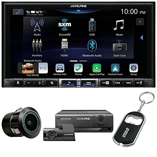Alpine ILX-507 receptor multimedia digital 7" con cámara y DVR miniatura 1