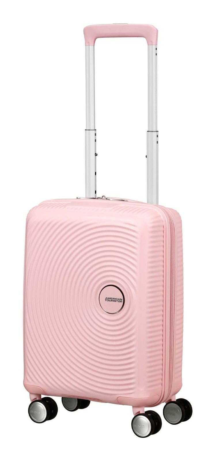 American Tourister SoundBox Mini Kinderkoffer – 47 × 32 × 21 cm, 22 L, Pastellrosa