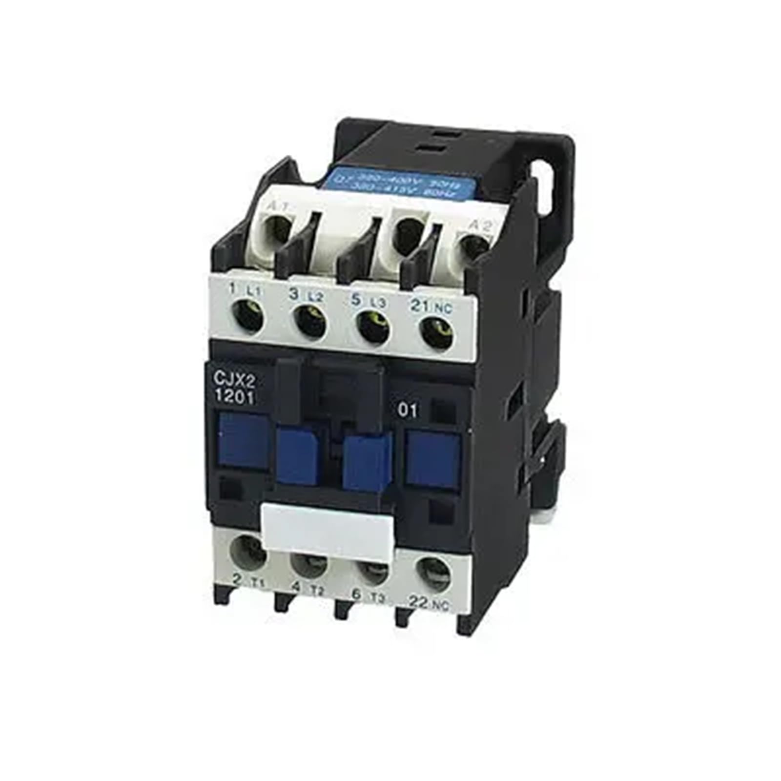 380-415V Coil Motor Controler AC Contactor 3P 3 Pole NC 660V 7.5KW CJX2-1201 1Pcs