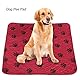 Haustier Urinunterlage Waschbares Pee Pad für Hunde und Katzen, Wiederverwendbare Hundetrainingsunterlagen 70x80cm Rot