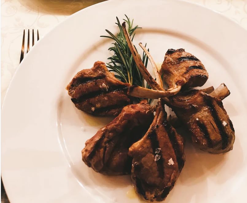 New York Steak & Seafood Frozen New Zealand Rack of Lamb - 14-16 oz Each French trimmed Frozen Rack Of Lamb (2 Racks of Lamb)
