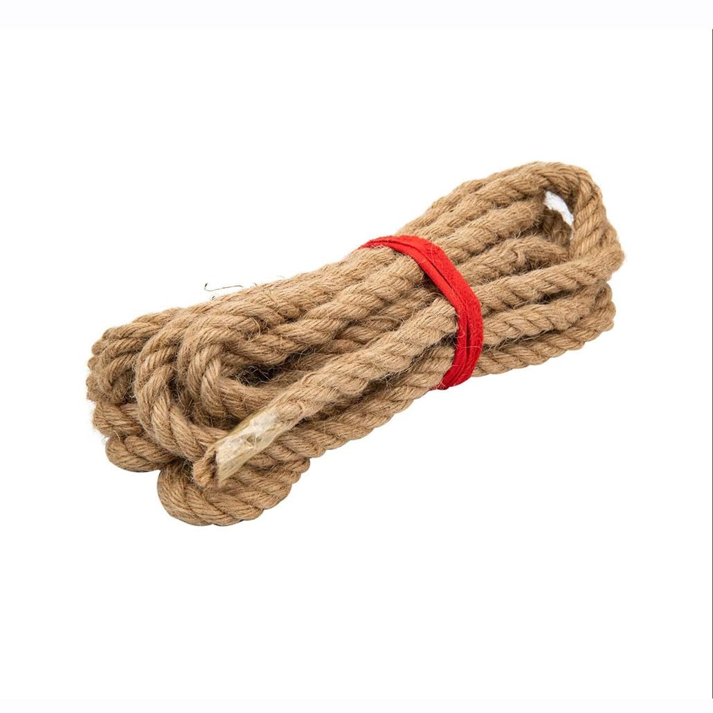 Cuerda de yute natural de 16mm y 5m para jardín y manualidades