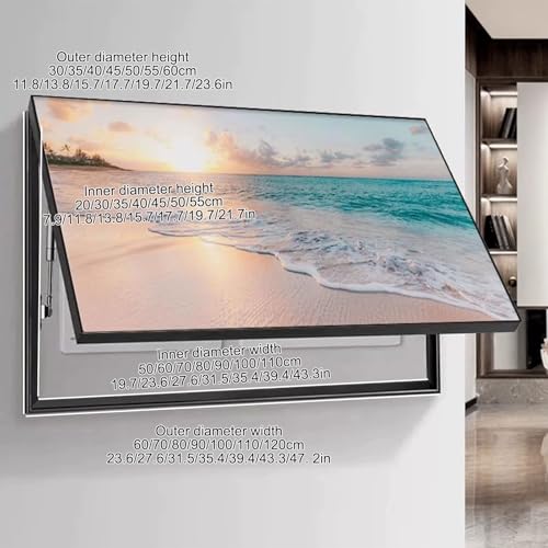 Large Waterproof Electrical Switch & Meter Box - Decorative Outdoor Outlet Cover for Home, Dorm & Hotel Use (Blue, 70x35cm/27.6x13.8in)