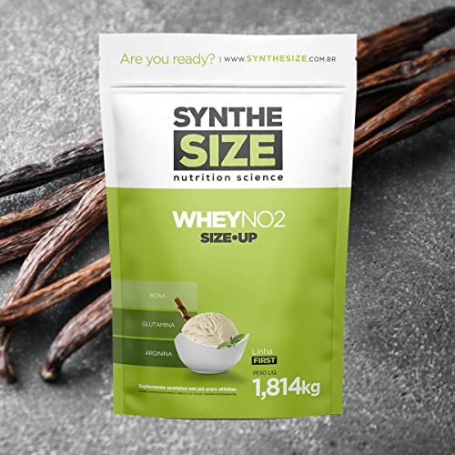 No2 Whey Protein - 1814g Refil Baunilha - Synthesize