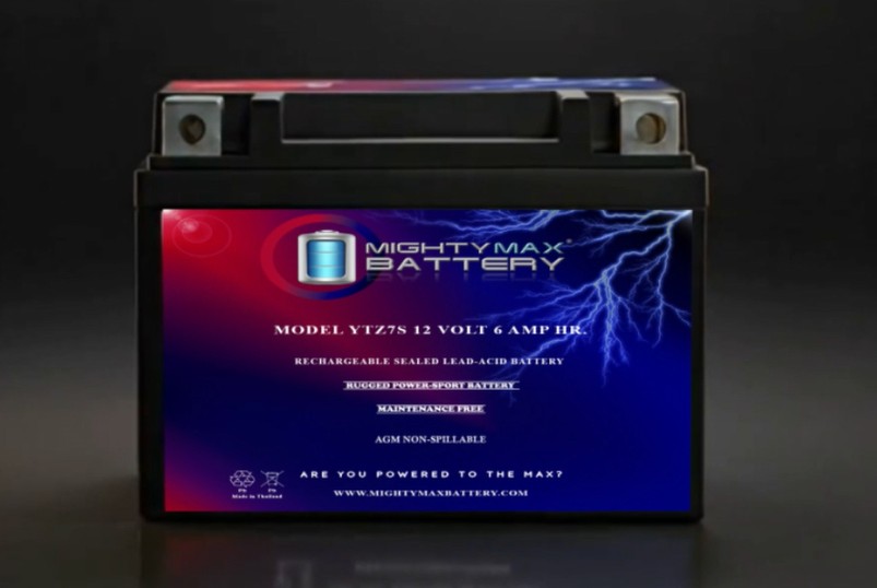 Amazon.com: Mighty Max Battery YTZ7S - 12 Volt 6 AH, 130 CCA