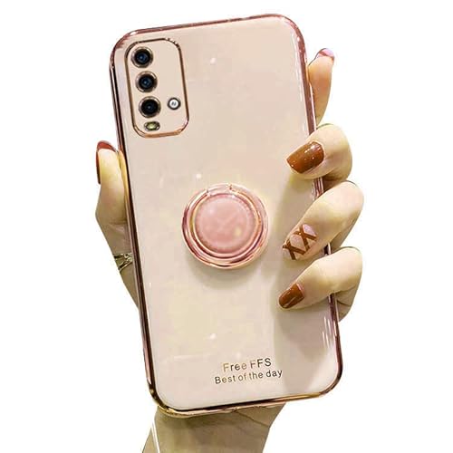 Redmi 9T ケース リング付き&ストラップ付き シンプル 保護ケース 衝撃吸収 カバー シャオミ リドミ9T 4G ソフトケース スマホケース おしゃれ スマホカバー スマートフォン ケース カバー