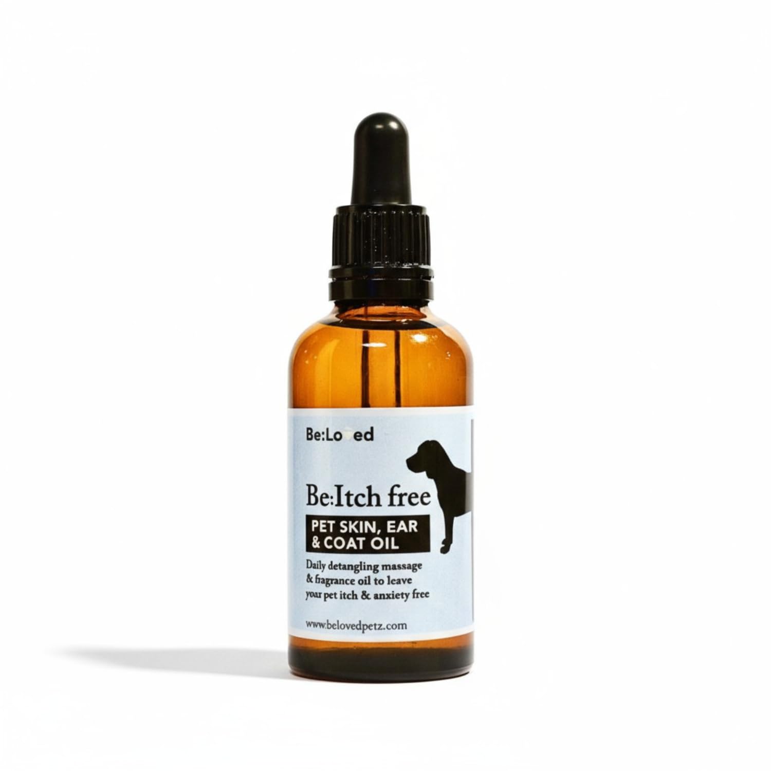 Be:Loved - Be:Itch Free Pet Skin & Coat Itch Free, Fur and Fragrance Oil - Dog Accessories, Cat Products - Natural Rosemary, Lavender & Coconut Oil - Handmade in the UK 50ml