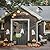 SUPERDANT Weathervane Crow Ornament Wind Vane Weathercock Reven Metal Weather Vane for Garden Farmhouse Decorative Outdoor Wind Measuring Tool Wind Direction Indicator Weather Vanes for Yard