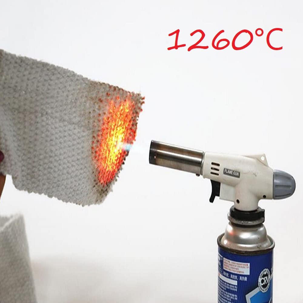 Nastro in fibra ceramica ad alta temperatura, guarnizione isolante ignifuga da 1 m, per forni, stufe e forni (80 x 3 mm)