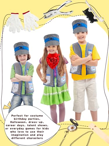 Set de Disfraz de Ingeniero de Tren para Niños x10 miniatura 6