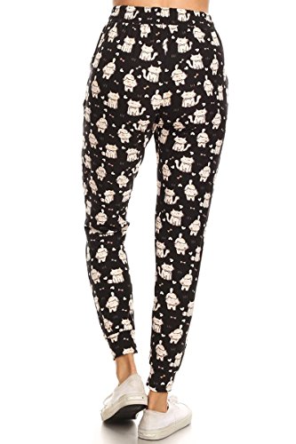 Image of Leggings Depot Premium Jogger Women's Popular Print High Waist Track Pants(S-XL)