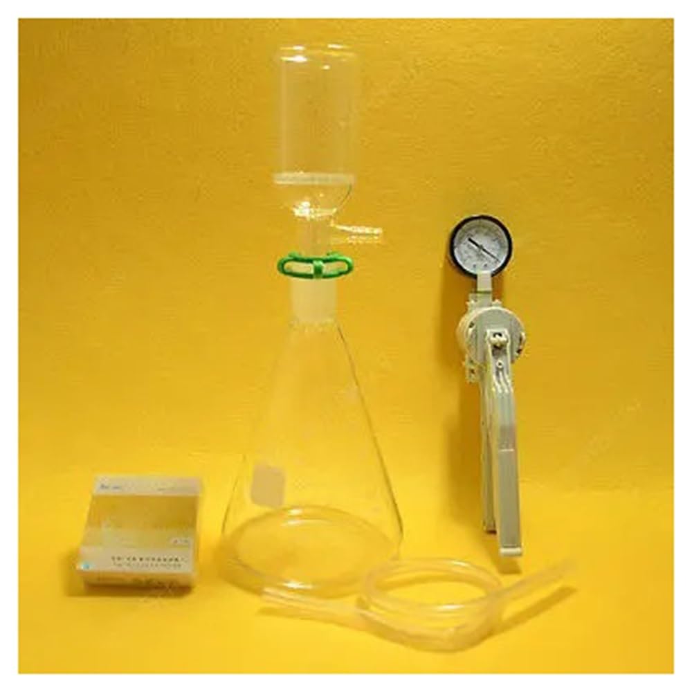 Laboratoryjny zestaw do szkła ssącego 24/40 1000 ml, kolba z lejkiem 50 mm, pompa próżniowa