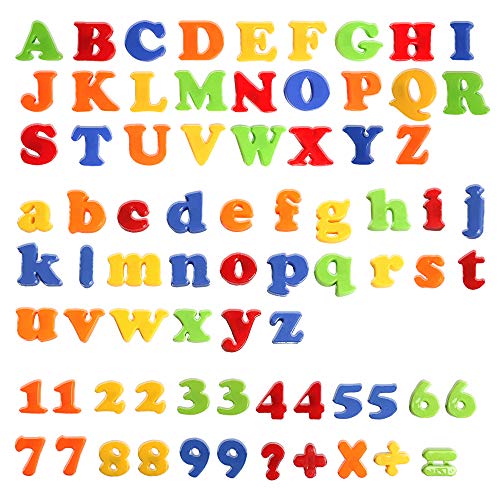 Tsyan Magnetic Letters Numbers Alphabet Fridge Refrigerator Magnets Colorful Abc 123 Montessori Educational Toys Learning Spelling Counting Uppercase Lowercase Math Symbols For Kids Toddlers 3+ Years… #TOP1