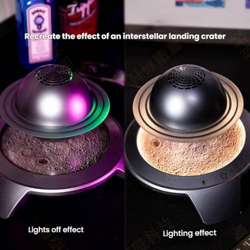 Altavoz flotante Saturn para decoración de escritorio espacial 4