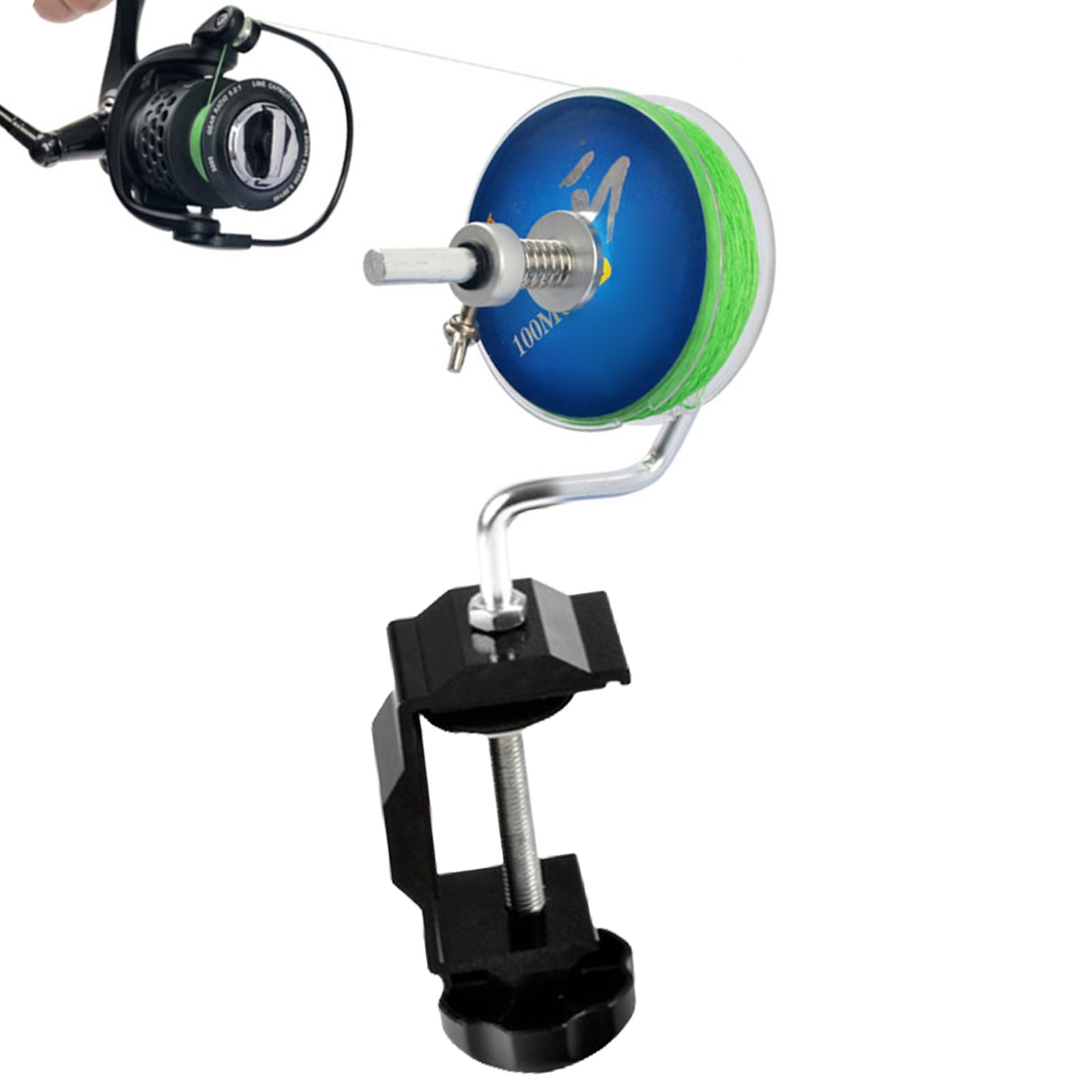 Portable Fishing Line Reel Spooler Machine Adjustable Fishing Reel Spooler Fishing Line Spooling Accseeories Enduring