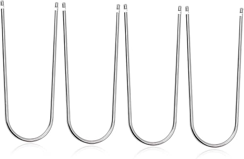 Miniatura 7 de 2 piezas de herramienta para quitar radio de coche, kit de herramienta de palanca en forma de U para desmontaje de radio automotriz, herramienta de