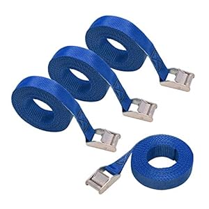 Amazon Basics Spanngurt Blau 4er-Pack 2.5m