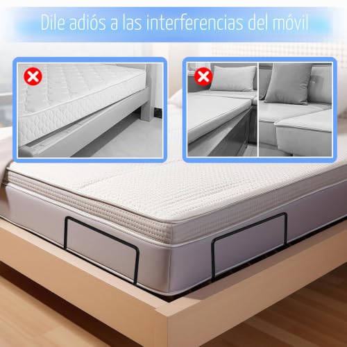 Miniatura 5 de Virkwuy 4 Piezas Sujeta Colchones Al Somier, Tope Antideslizante Para Colchón, Sujetadores De Colchones Antideslizantes, Para Evitar Que El Colchón Se Deslice, Adecuado Para La Fijación Del Colchón
