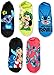 Disney Women's Lilo & Stitch 5 Pack No Show Socks