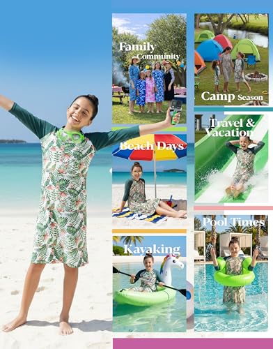 Image of Shira Modest Girls Swim Dress | 3 /4 Sleeve Swimdress, Full Coverage Bathing Suit | Tznius UPF 50+ Quick-Dry