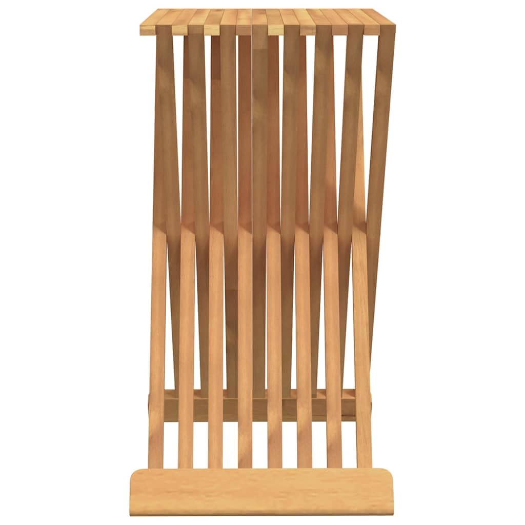 vidaXL Taburete Plegable Madera Maciza de Teca 40x32,5x70 cm