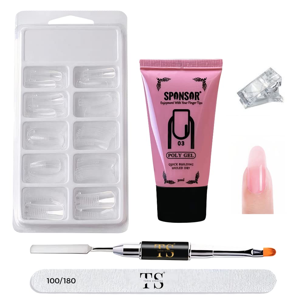 ROBIFEL Poly Nail Extension Gel Kit for Builder Gel Nail Art Kit Nail