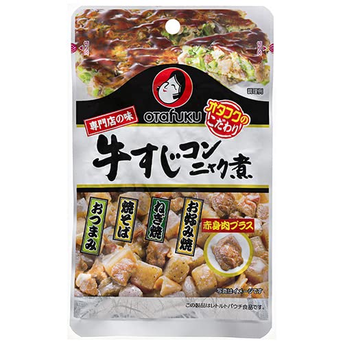 送料無料 オタフク ソース 牛すじコンニャク煮 赤身入300g×1ケース（全8本） Amazon.co.jp: オタフク 専門店の味 牛すじコンニャク煮 赤身入 80g×5