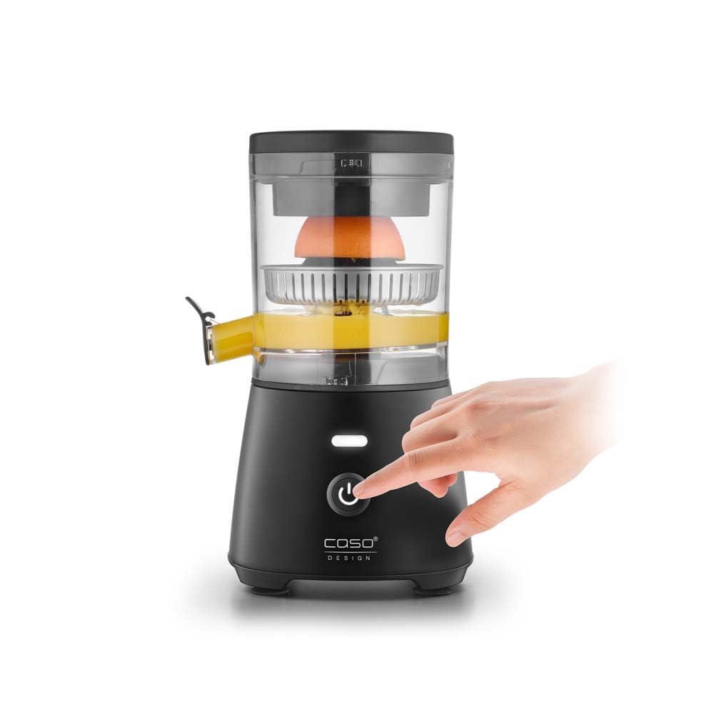 CASO CP 400 Lift - Spremiagrumi elettrico ad alta resa, senza BPA, cono pressa universale per tutti gli agrumi, spremiagrumi, spremiagrumi, lavabile in lavastoviglie
