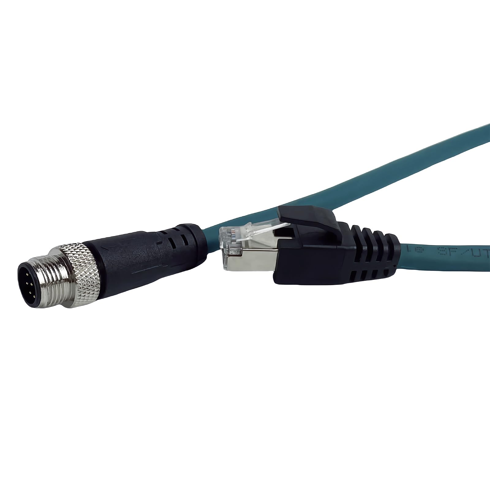 Kabel złącza M12 do RJ45 M12 8-pinowy 4-pinowy kodowanie typu A/D do ekranowania RJ45 Ethernet Profinet Line (M12 A-RJ45, 10M)