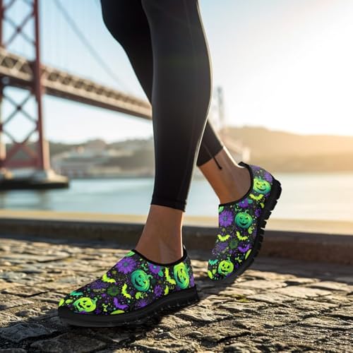 Image of Women's Loafers Slip On Slip Shoe Casual Walking Shoes Non Slip Work Shoes Mesh Athletic Sneakers