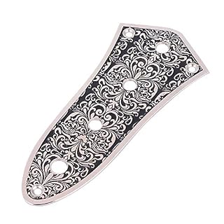 Plaque de contrôle pour basses, plaque de commande Switch avec motifs noirs pour guitares basses Jazz - Les Beatles, Paul McCartney, John Lennon, RIngo Starr, George Harrison Plaque de contrôle pour basses, plaque de commande Switch avec motifs noirs pour guitares basses Jazz – Image 6