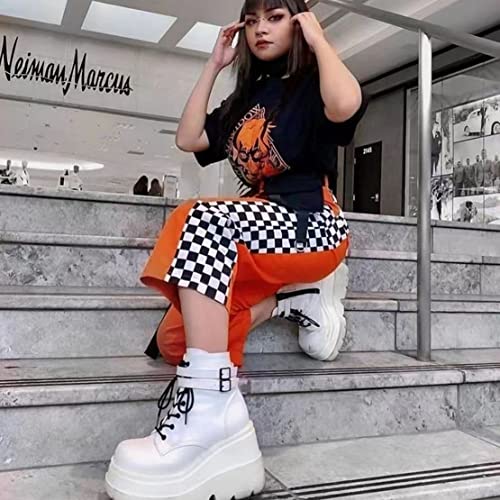 Image of Ulalaza Women Mary Jane Dress Pumps Lolita Shoes Cute Platform Gothic Double Ankle Strap Round Toe Chunky Heel Uniform Pumps Shoes Perfect for School Party Business Work Dance Date Night Club