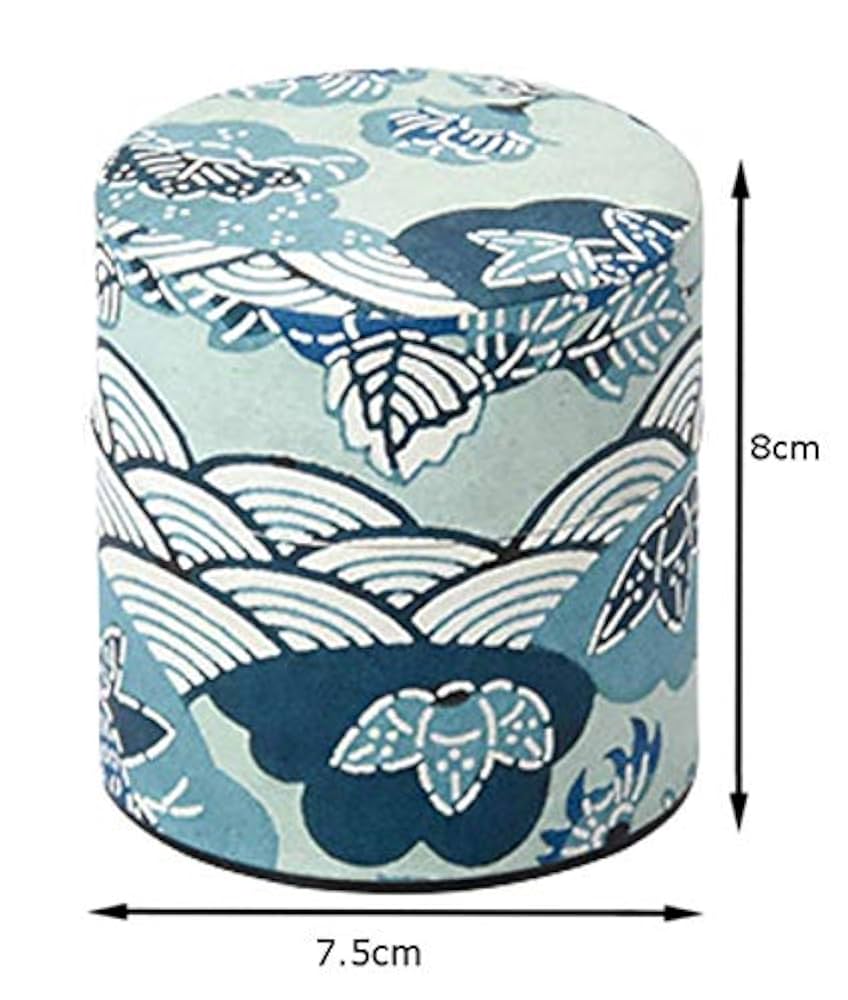 はいからさん。 Amazon｜ヤマコー 茶筒 はいからさん S 四季青海波 88726｜茶筒