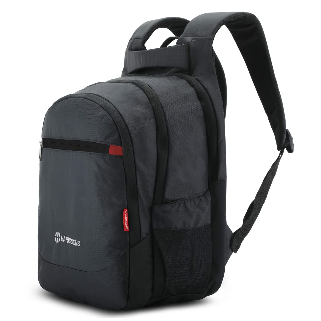 Harissons Stud 15.6 Inch Laptop Backpack for Men & Women 34 Ltrs Polyester (Black) | Spacious and Water Resistant Travel Bag | Ergo Grip Backstraps with Elevated Laptop Compartment (B01267X6O6) Amazon Price History, Amazon Price Tracker