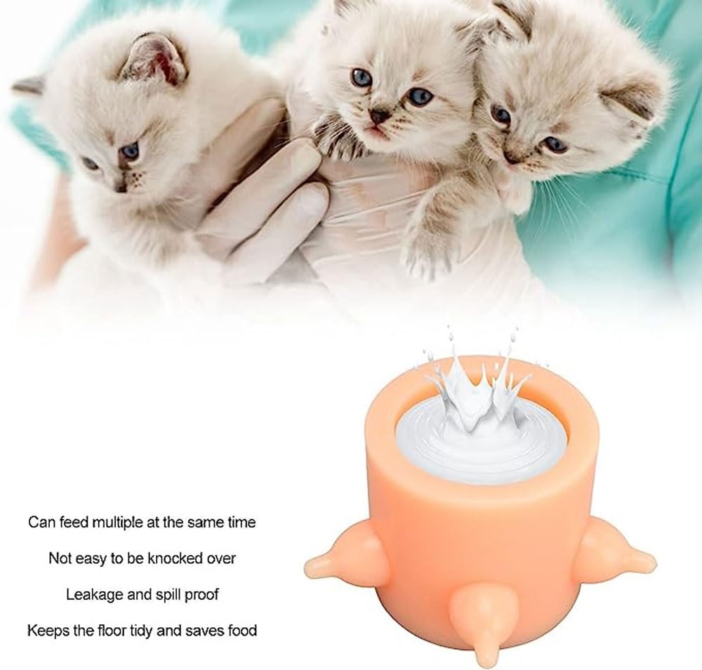 Capezzoli In Silicone Per Cuccioli - Biberon Per Cani E Gatti Neonati - Foto 4