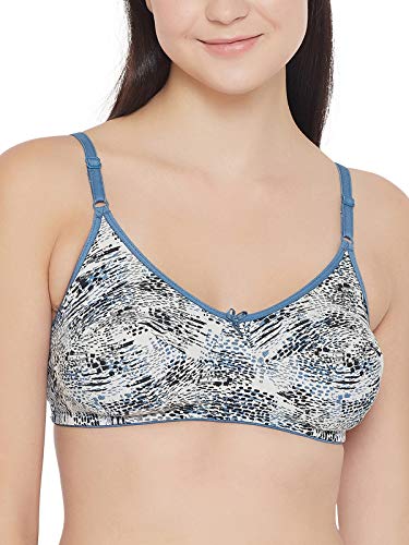 Image of Clovia Women's Cotton Non-Padded Wire Free Full Coverage Bra Regular T-Shirt Bra