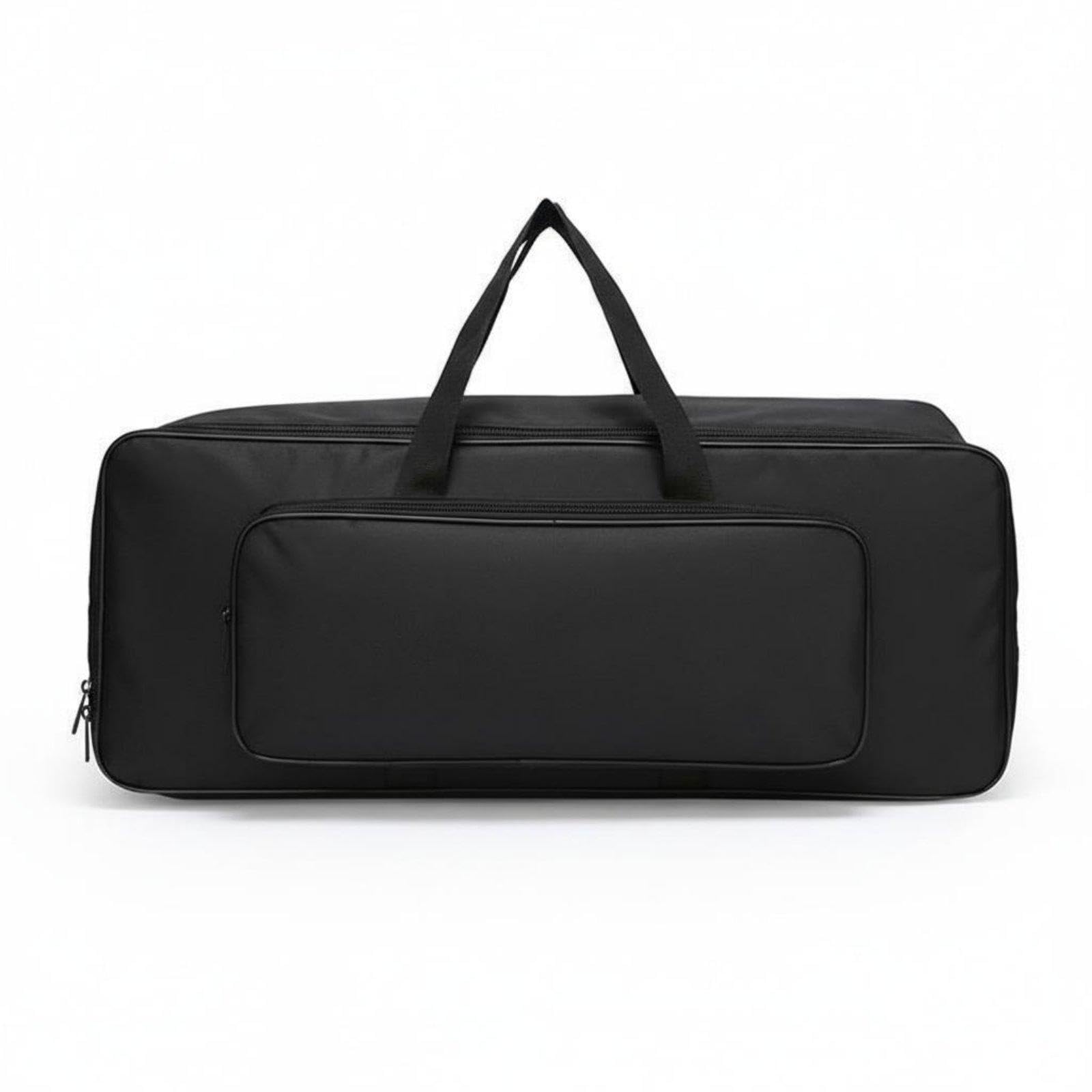 88-Key Keyboard Case 2-Way Carry Format 88 Key Keyboard Case Heavy-Duty Oxford Cloth Foldable Piano Bag for Artists, Home Storage, Gigs M-image-8
