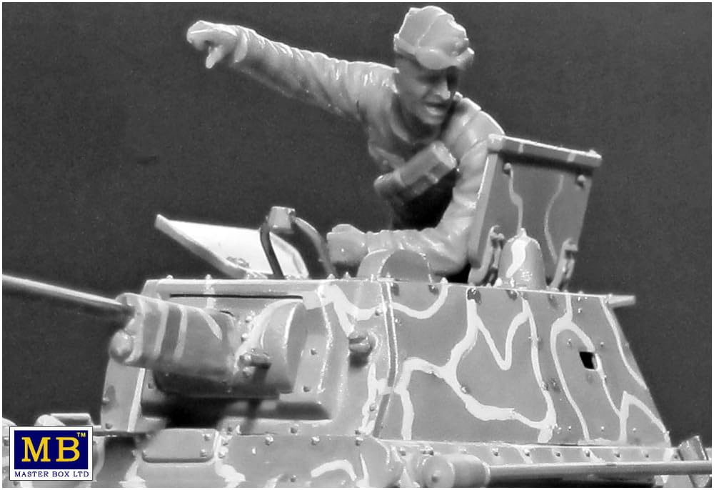 Amazon | マスターボックス 1/35 イタリア歩兵4体+戦車兵1体