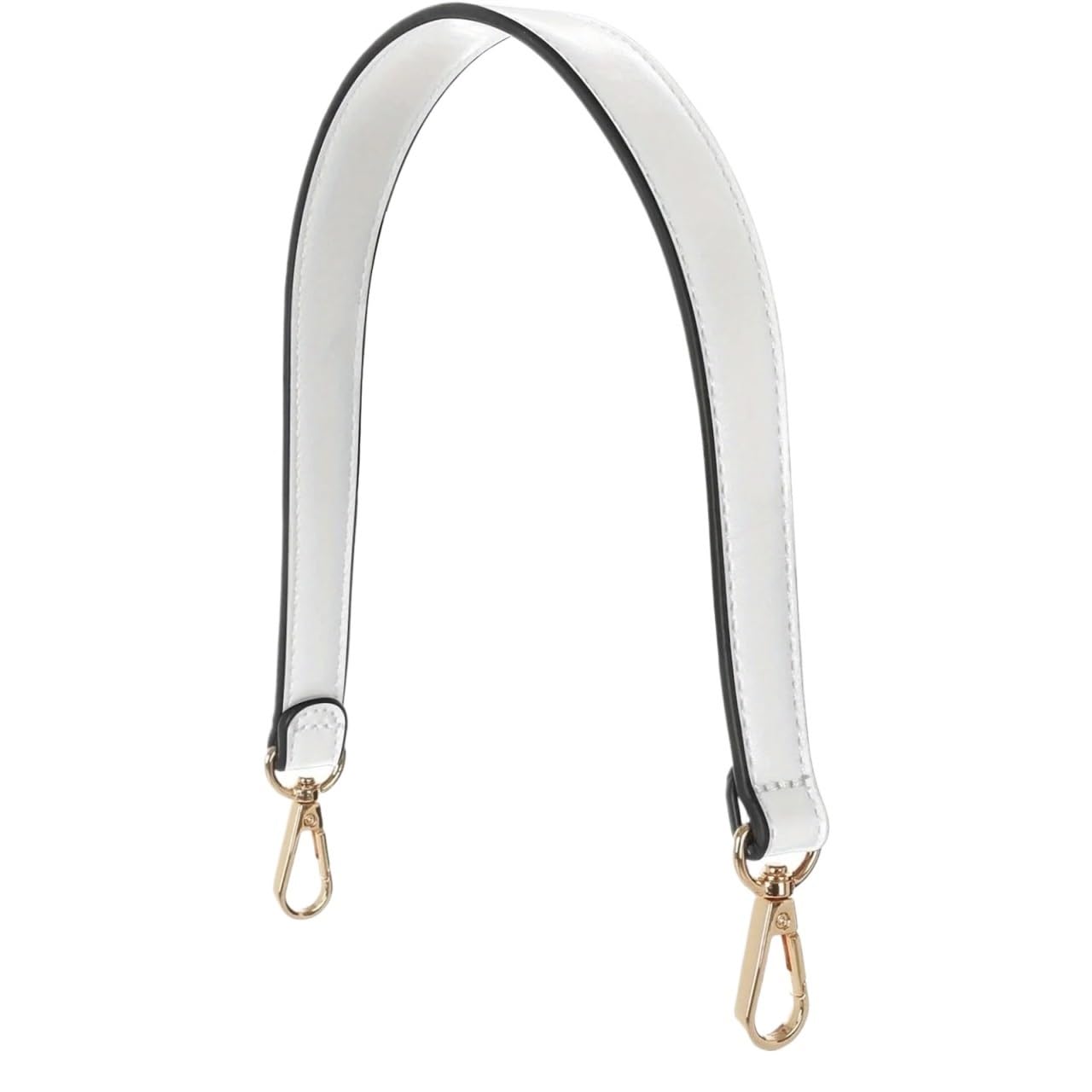 YUSUZH 2pcs Bag Chain Purse Strap Handles Replacement for Shoulder Handbags for Small Bag(White)